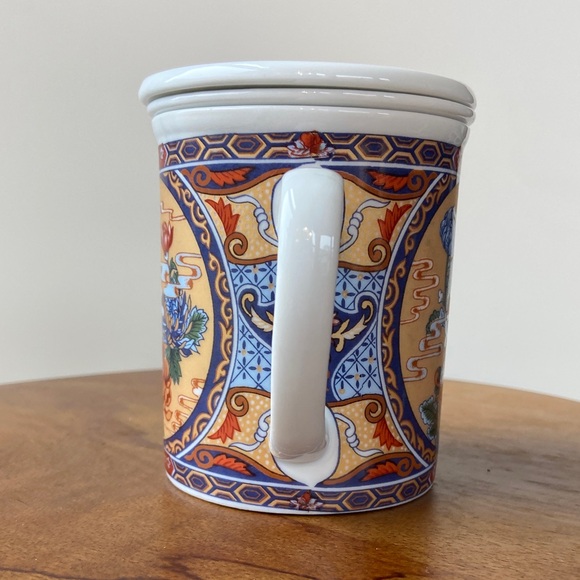 Japanese 3 piece porcelain tea mug - Picture 2 of 6